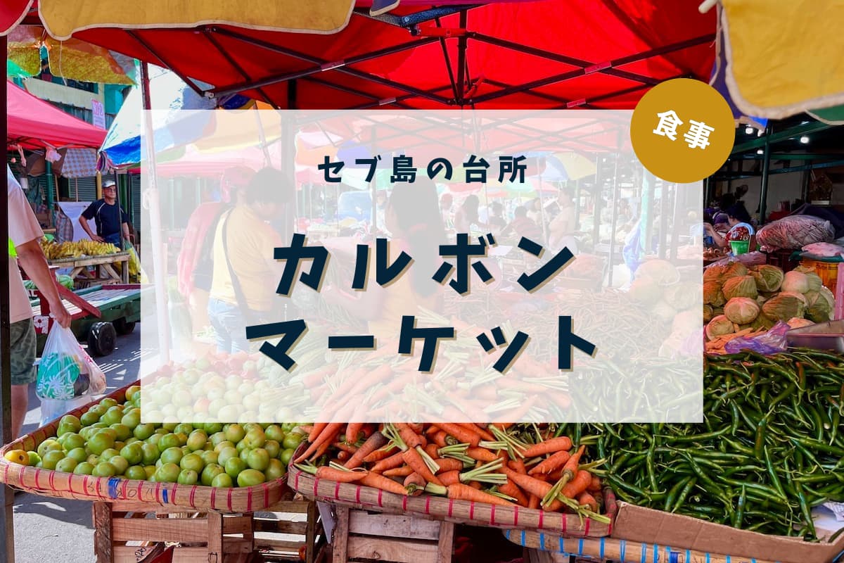 セブ島の台所】カルボンマーケットのすべて【毎週行ってます】 - フィリピン海外移住の始め方